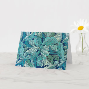 Cartão Acanthus Green, William Morris