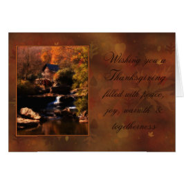 Cartão Ação de Graças de Autumn Mill