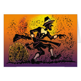 Cartão Ação de Graças Pergrim