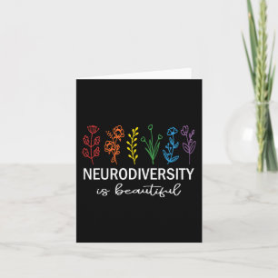 Cartão Aceitação Conscientização Autismo Neurodiversidade