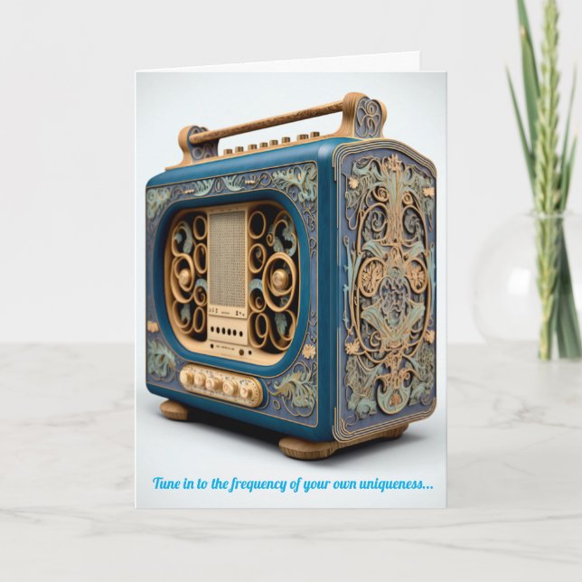 Cartão Aceite sua individualidade (Frente)