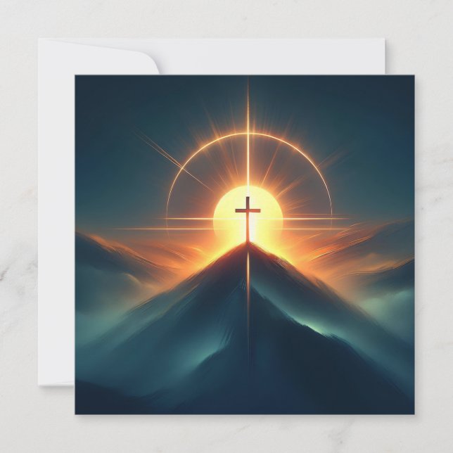 Cartão Acenda a sua luz (Frente)