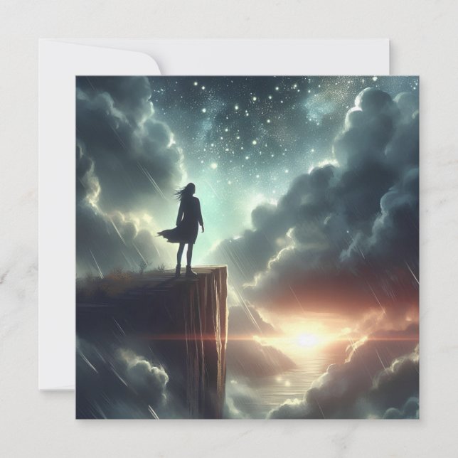 Cartão Acenda a sua luz (Frente)