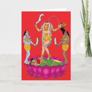 Cartão Acessórios da Deusa Chinnamasta