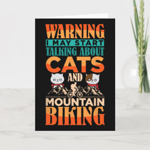 Cartão Acessórios Downhill Mtb Ciclismo de Montanha
