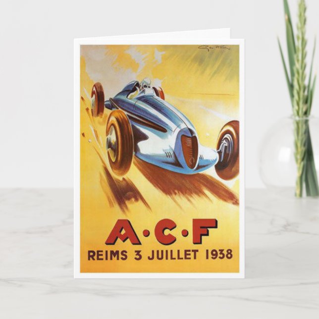 Cartão ACF Reims 3 Juillet 1938 (Frente)