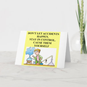 Cartão acidentes químicos