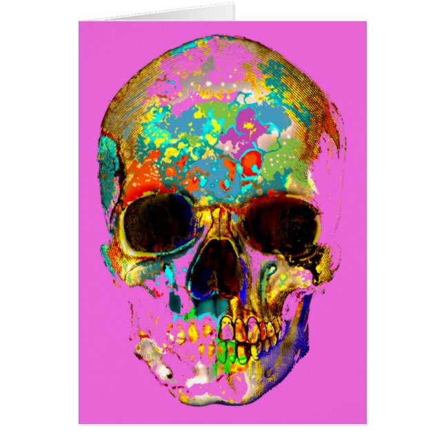 Cartão Ácido cor-de-rosa (Frente)