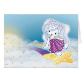 Cartão Acima das nuvens