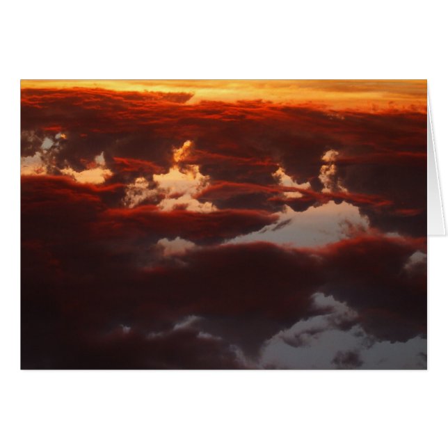 Cartão Acima Do Céu (Frente Horizontal)