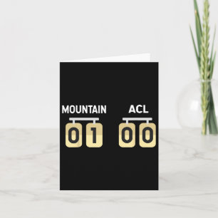 Cartão Acl de Lesão de Snowboard Ski Obtenha uma boa recu