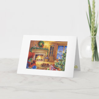 Cartão acolhedor do Natal/feriado