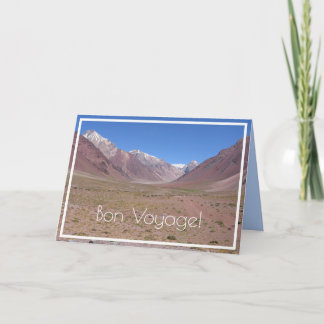 Cartão Aconcagua Provincial Park Bon Voyage