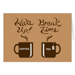 Cartão Acordar! intervalo