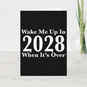 Cartão Acordar-me em 2028 quando acabar
