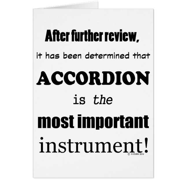 Cartão Acordo - Instrumento mais importante (Frente)