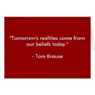 Cartão Acredite em o senhor mesmo!