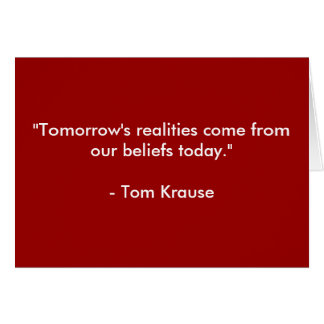 Cartão Acredite em o senhor mesmo!