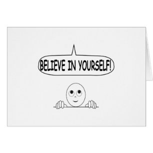 Cartão Acredite em si mesmo