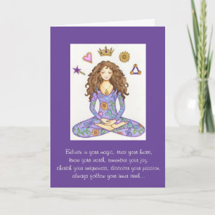 Cartão "Acredite em sua magia"