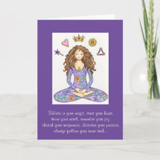 Cartão "Acredite em sua magia"