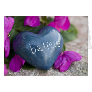 Cartão Acredite no Heart Rock 10