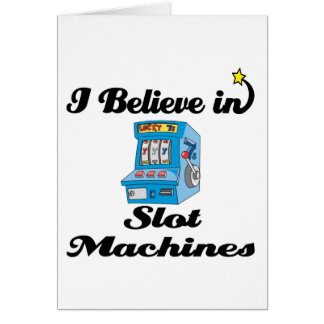 Cartão acredito em máquinas de slot