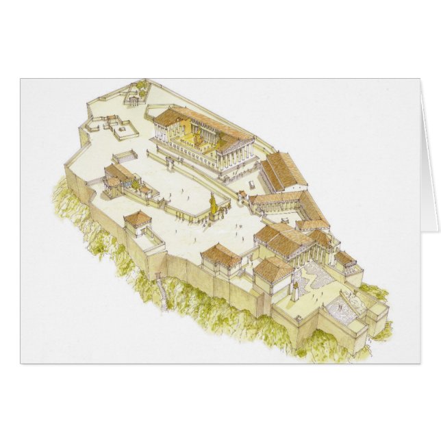 Cartão Acrópole Atenas (Frente Horizontal)