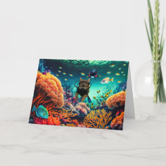 Cartão Action Cats! Card