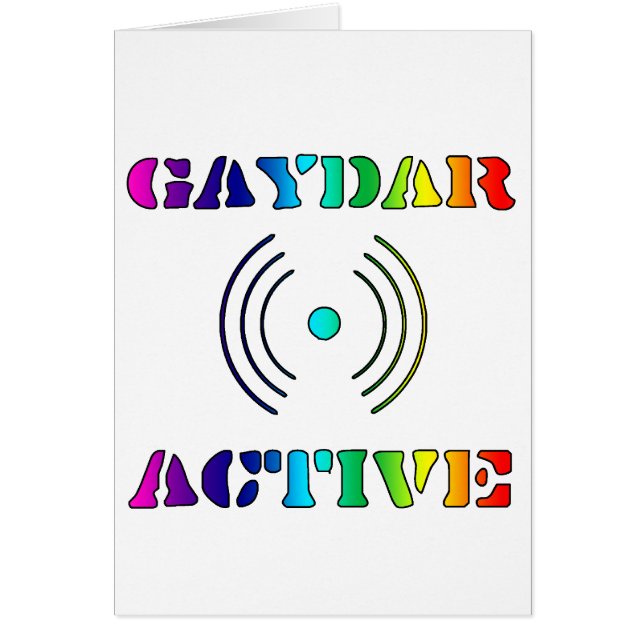 Cartão Active II de Gaydar (Frente)
