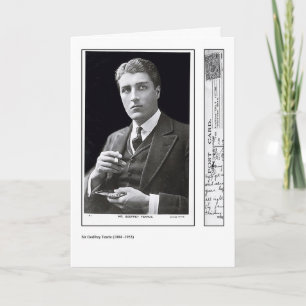 Cartão Actor Godfrey Tearle Greeting Card