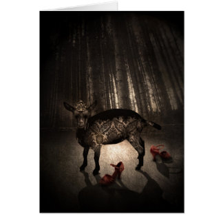 Cartão Actuando a princesa