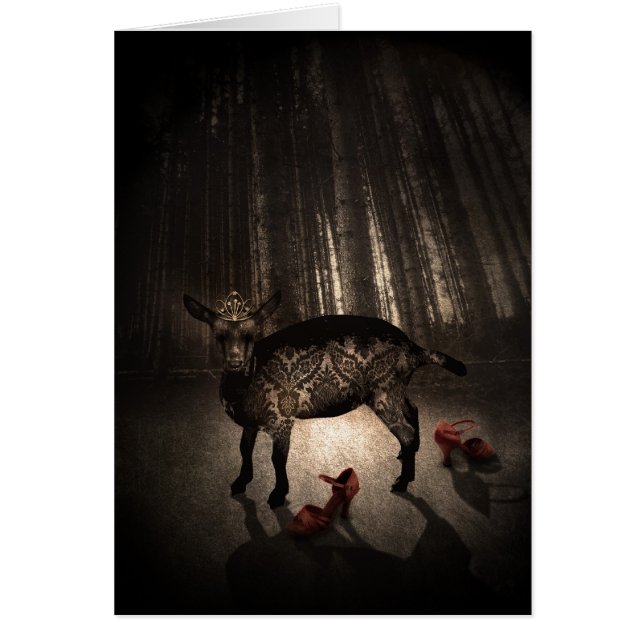 Cartão Actuando a princesa (Frente)