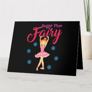 Cartão Açúcar Plum Camisa Balé Ballerina Dance Chri