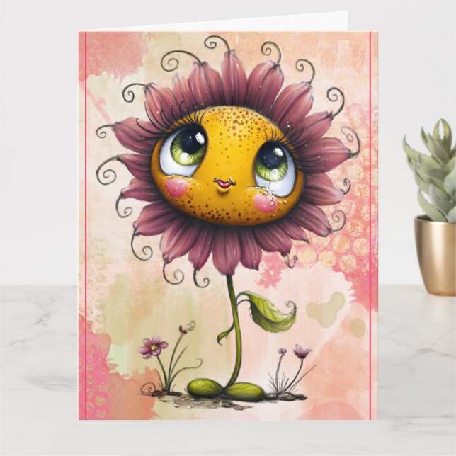 Cartão Add your special message  (Planta pequena)