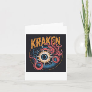 Cartão Adesivo de Terror Vintage2 