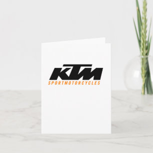 Cartão Adesivo do logotipo Ktm2