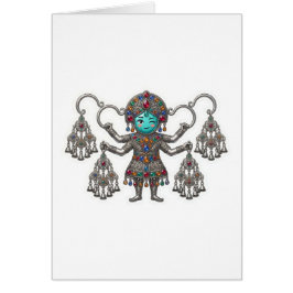 Cartão Adesivo Kawaii Khalla Fíbula Berber Amazigh Fofo