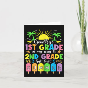 Cartão Adeus, 1 rua No Meu Caminho Para segundo Grau Mas 