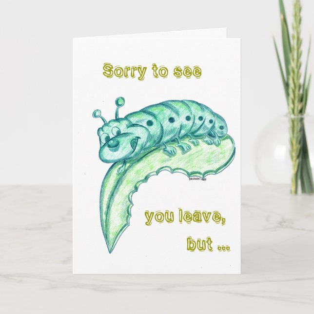 Cartão Adeus cartão/cartão dos parabéns (Frente)