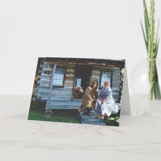 Cartão adicionar as suas fotografias hbvm Pioneer Women C (Frente)