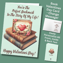 Cartão Adicionar Nomes, Dia de os namorados Verde de Marc