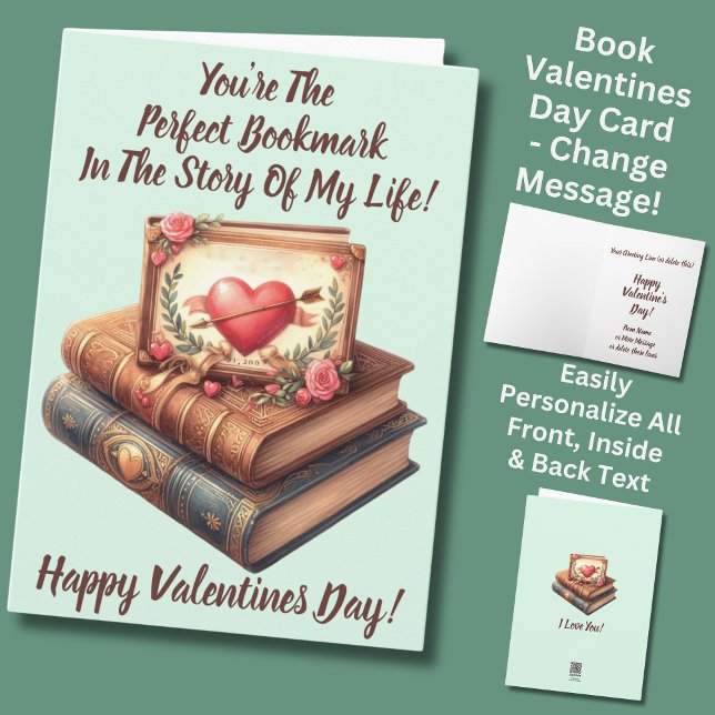 Cartão Adicionar Nomes, Dia de os namorados Verde de Marc (Criador carregado)