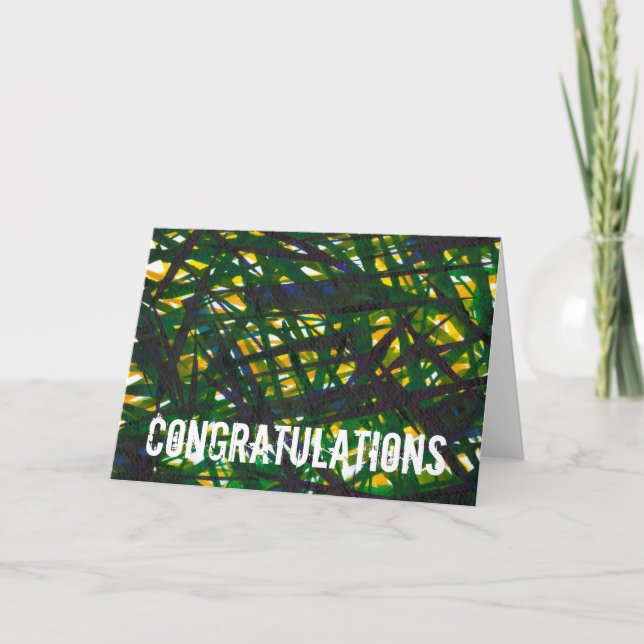 Cartão Adicionar Seu Texto| Gota Verde II (Frente)