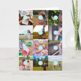 Cartão Adicione a sua própria placa personalizável de 12 