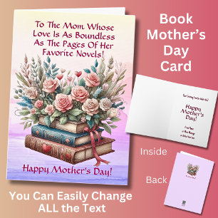 Cartão Adicione Nomes À Mãe Cujo Amor É Sem Limites