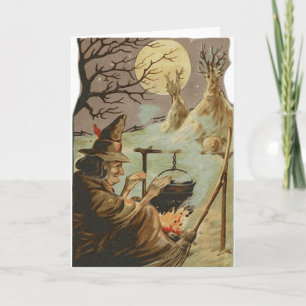 Cartão Adicione seu próprio texto: Bruxa na Paz