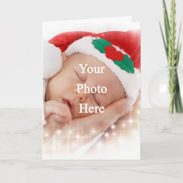 Cartão Adicione sua própria foto (Frente)