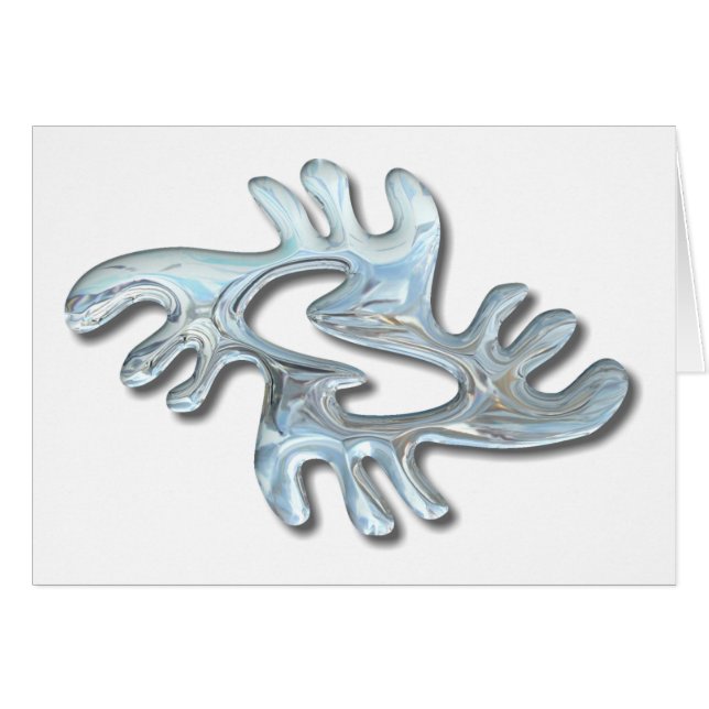 Cartão Adinkra-peace-glass (Frente Horizontal)