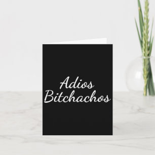 Cartão Adios Achos - Cinco Engraçados De Mayo - Bye Es Fi